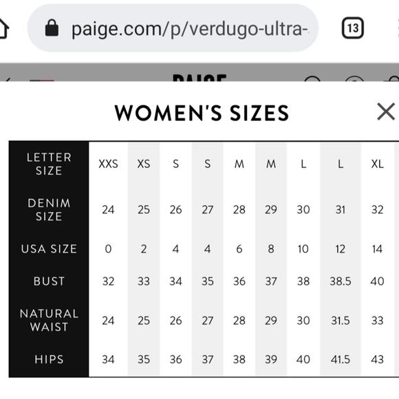 PAIGE Verdugo Mid Rise Ankle Crop Stretch Black Smoke Skinny Jean Size 27 - Picture 12 of 13